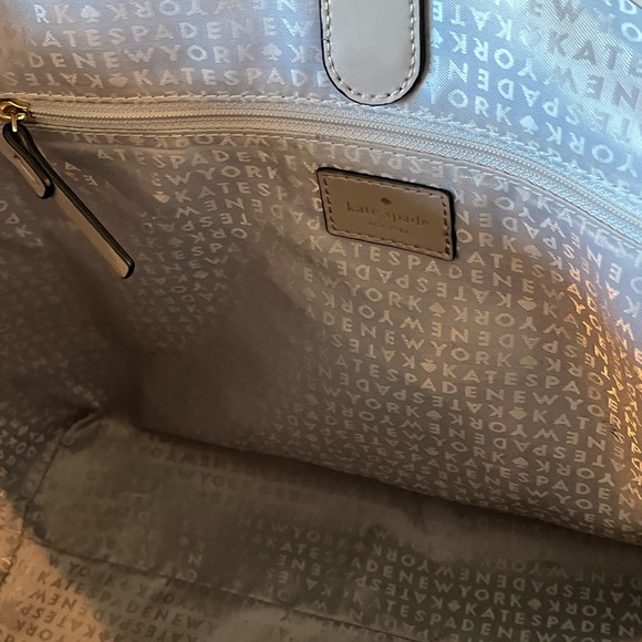 Kate Spade Gray Tote with Owl Accent